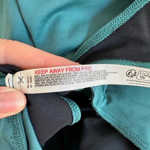 Free people Back it Up Onesie Dark Green Medium NWT - Picture 13 of 16